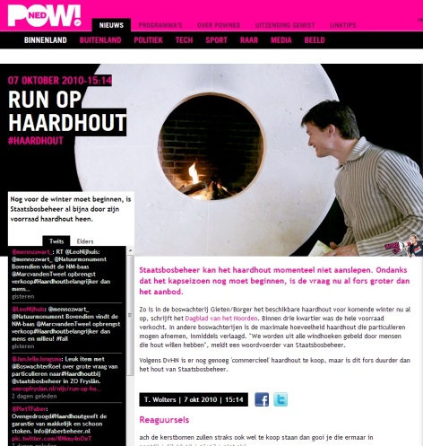 Pownews 2010 Run op Haardhout Staatsbosbeheer